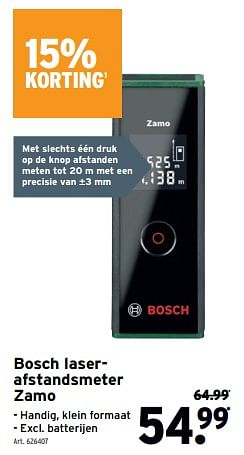 Promotions Bosch laserafstandsmeter zamo - Bosch - Valide de 24/05/2023 à 06/06/2023 chez Gamma
