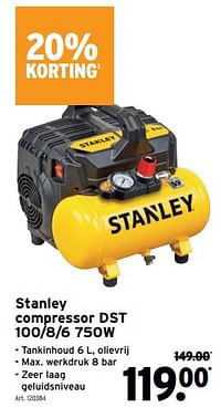 Stanley compressor dst 100-8-6 750w-Stanley