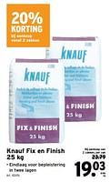 Promoties Knauf fix en finish - Knauf - Geldig van 24/05/2023 tot 06/06/2023 bij Gamma