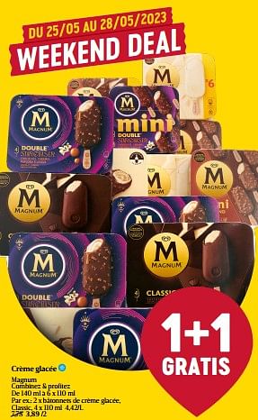 Promotions Magnum bâtonnets de crème glacée, classic - Ola - Valide de 25/05/2023 à 31/05/2023 chez Delhaize