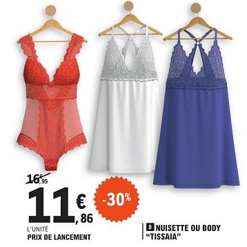 Chemise de nuit discount leclerc