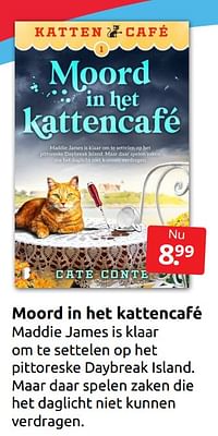Moord in het kattencafé-Huismerk - Boekenvoordeel