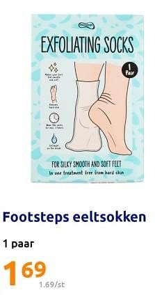 Promoties Footsteps eeltsokken - Huismerk - Action - Geldig van 24/05/2023 tot 30/05/2023 bij Action