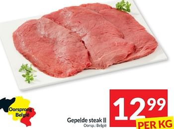 Promoties Gepelde steak ii - Huismerk - Intermarche - Geldig van 30/05/2023 tot 04/06/2023 bij Intermarche