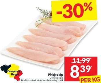 Promoties Plakjes kip - Huismerk - Intermarche - Geldig van 30/05/2023 tot 04/06/2023 bij Intermarche