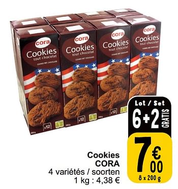 Promoties Cookies cora - Huismerk - Cora - Geldig van 30/05/2023 tot 05/06/2023 bij Cora