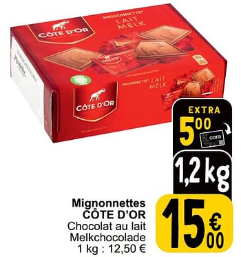 Promoties Mignonnettes côte d’or - Cote D'Or - Geldig van 30/05/2023 tot 05/06/2023 bij Cora