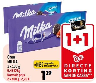 Promoties Oreo milka - Milka - Geldig van 24/05/2023 tot 30/05/2023 bij Louis Delhaize