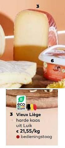 Promoties Vieux liège harde kaas uit luik - Vieux Liège - Geldig van 24/05/2023 tot 20/06/2023 bij Bioplanet