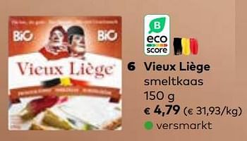 Promoties Vieux liège smeltkaas - Vieux Liège - Geldig van 24/05/2023 tot 20/06/2023 bij Bioplanet