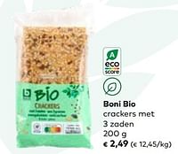 Boni bio crackers met 3 zaden-Boni