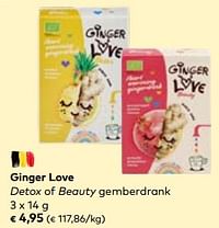 Ginger love detox of beauty gemberdrank-Ginger Love