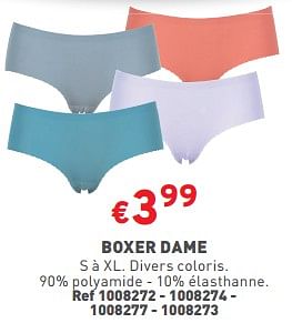 Promoties Boxer dame - Huismerk - Trafic  - Geldig van 31/05/2023 tot 05/06/2023 bij Trafic