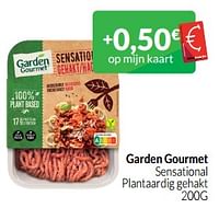 Promoties Garden gourmet sensational plantaardig gehakt - Garden Gourmet - Geldig van 01/06/2023 tot 30/06/2023 bij Intermarche