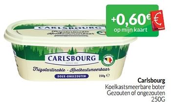 Promoties Carlsbourg koelkastsmeerbare boter gezouten of ongezouten - Carlsbourg - Geldig van 01/06/2023 tot 30/06/2023 bij Intermarche