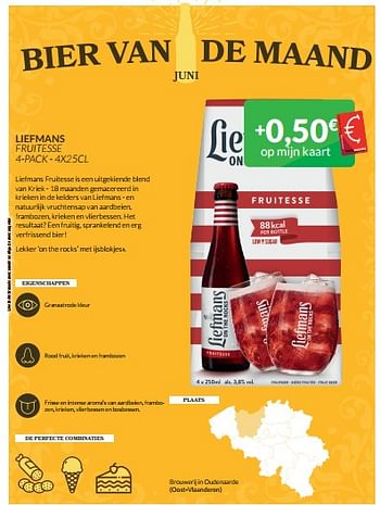 Promoties Liefmans fruitesse - Liefmans - Geldig van 01/06/2023 tot 30/06/2023 bij Intermarche