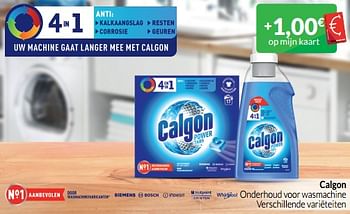 Promoties Calgon onderhoud voor wasmachine - Calgon - Geldig van 01/06/2023 tot 30/06/2023 bij Intermarche
