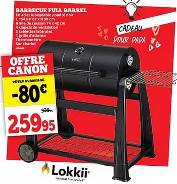 Promotions Barbecue full barrel - Lokkii - Valide de 29/05/2023 à 11/06/2023 chez Dema