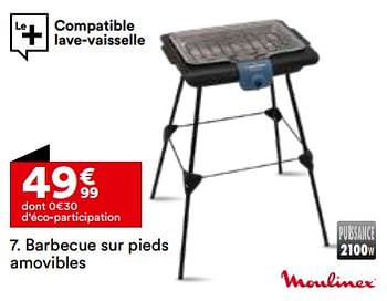 Promotions Barbecue électrique sur pieds amovibles moulinex bg135812 - Moulinex - Valide de 23/05/2023 à 19/06/2023 chez But