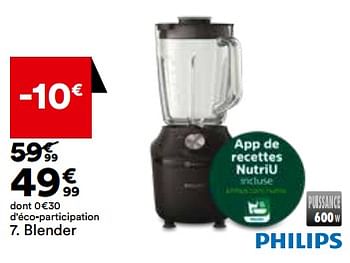 Promotions Blender philips hr2291-01 - Philips - Valide de 23/05/2023 à 19/06/2023 chez But