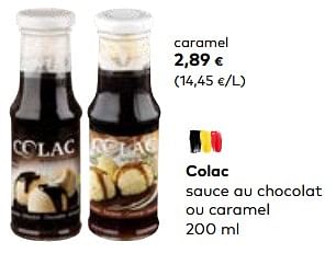 Promotions Colac sauce au caramel - Colac - Valide de 24/05/2023 à 20/06/2023 chez Bioplanet