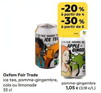 Promotions Oxfam fair trade pomme-gingembre - Oxfam Fairtrade - Valide de 24/05/2023 à 20/06/2023 chez Bioplanet