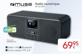 Promotions Muse radio numérique m-122 dbt - Muse - Valide de 01/06/2023 à 30/06/2023 chez Eldi