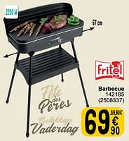 Promoties Fritel barbecue 142185 - Fritel - Geldig van 30/05/2023 tot 12/06/2023 bij Cora