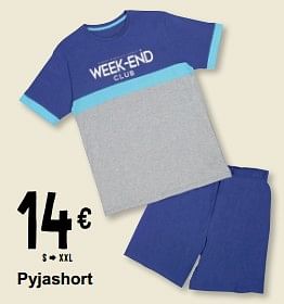 Promoties Pyjashort - Huismerk - Cora - Geldig van 30/05/2023 tot 12/06/2023 bij Cora