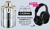 Een azzaro wireless headphones bij aankoop van min. €80 aan azzaro producten-Azzaro