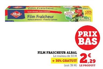 Promotions Film fraicheur albal - Albal - Valide de 23/05/2023 à 04/06/2023 chez Super U