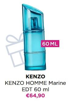 Promotions Kenzo kenzo homme marine edt - Kenzo - Valide de 29/05/2023 à 11/06/2023 chez ICI PARIS XL