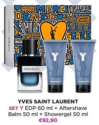 Yves saint laurent set y edp + aftershave balm + showergel-Yves Saint Laurent