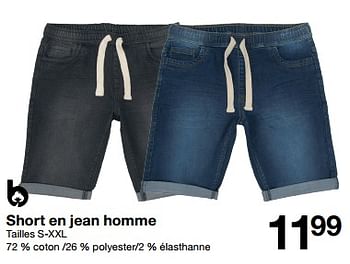 Promoties Short en jean homme - Huismerk - Zeeman  - Geldig van 27/05/2023 tot 09/06/2023 bij Zeeman