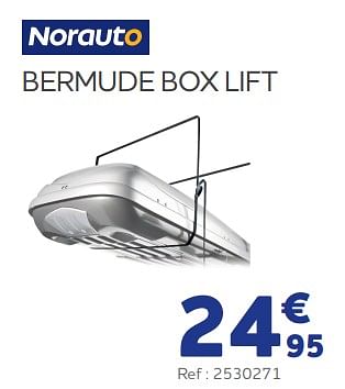 Promotions Bermude box lift - Norauto - Valide de 25/05/2023 à 31/03/2024 chez Auto 5