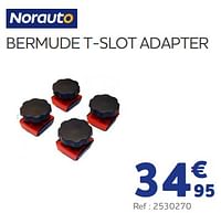 Bermude t-slot adapter-Norauto