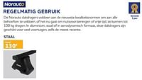 Promoties Dakdragers regelmatig gebruik staal - Norauto - Geldig van 25/05/2023 tot 31/03/2024 bij Auto 5