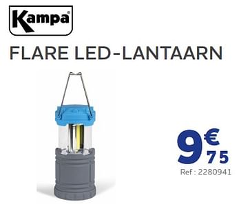 Promotions Flare led-lantaarn - Kampa - Valide de 25/05/2023 à 31/03/2024 chez Auto 5