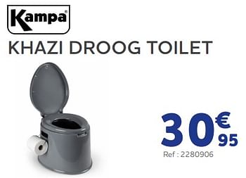Promotions Khazi droog toilet - Kampa - Valide de 25/05/2023 à 31/03/2024 chez Auto 5