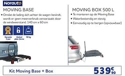Kit moving base + box