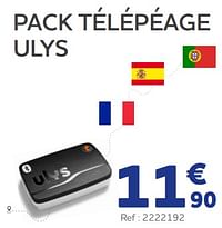 Pack télépéage ulys-Huismerk - Auto 5 
