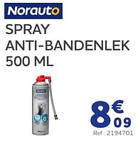 Promoties Spray anti-bandenlek - Norauto - Geldig van 25/05/2023 tot 31/03/2024 bij Auto 5