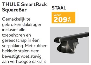 Promoties Thule smartrack squarebar staal - Thule - Geldig van 25/05/2023 tot 31/03/2024 bij Auto 5