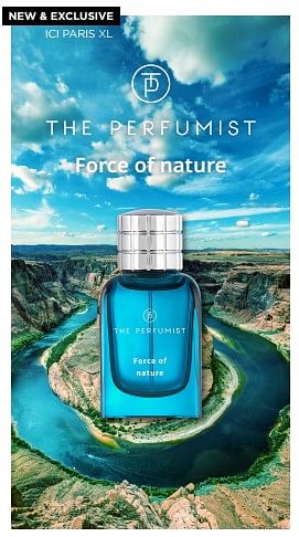 Promoties The perfumist force of nature - The Perfumist  - Geldig van 29/05/2023 tot 11/06/2023 bij ICI PARIS XL