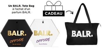 Promoties Un balr. tote bag à l’achat d’un parfum balr. - BALR. - Geldig van 29/05/2023 tot 11/06/2023 bij ICI PARIS XL