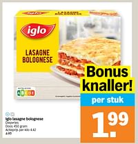 Iglo lasagne bolognese-Iglo