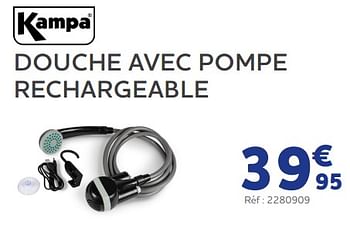 Promoties Douche avec pompe rechargeable - Kampa - Geldig van 25/05/2023 tot 31/03/2024 bij Auto 5