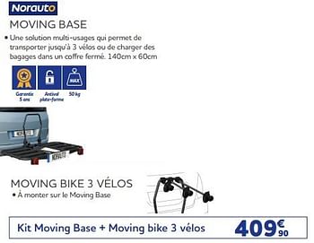 Promoties Kit moving base + moving bike 3 vélos - Norauto - Geldig van 25/05/2023 tot 31/03/2024 bij Auto 5
