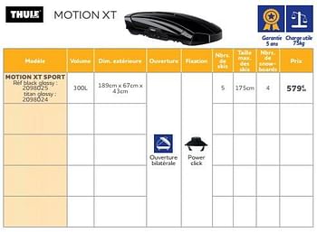 Promoties Motion xt sport - Thule - Geldig van 25/05/2023 tot 31/03/2024 bij Auto 5