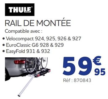 Promoties Rail de montée - Thule - Geldig van 25/05/2023 tot 31/03/2024 bij Auto 5